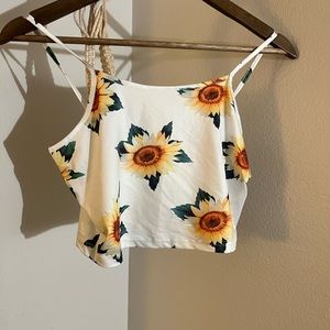 Sunflower Crop Top
